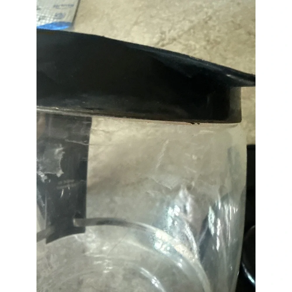 Cuisinart 12 Cup Glass Carafe Replacement Black Handle Lid Coffee Maker Part